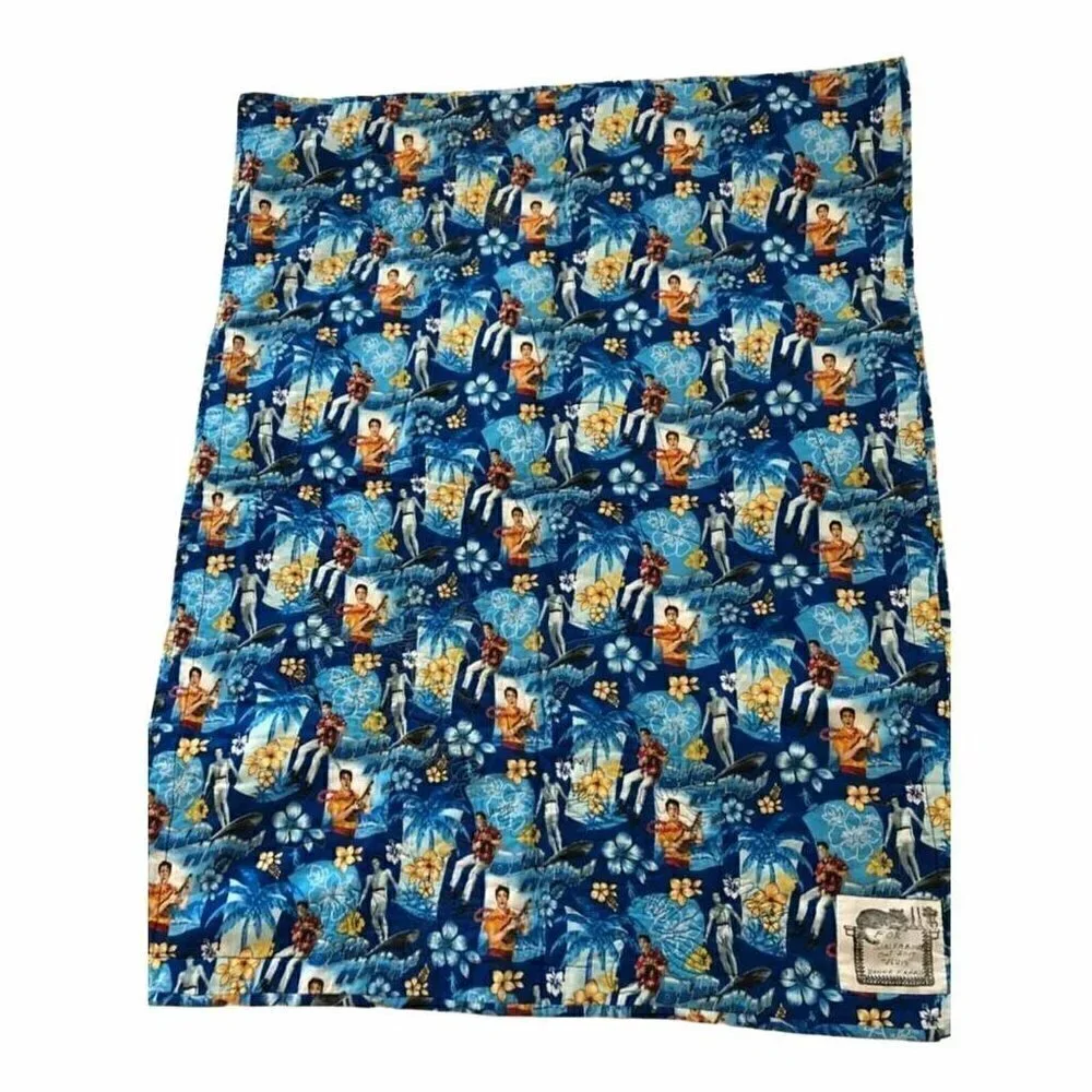 Elvis Presley Blue Hawaii Quilted Wall Hanging 33 x 42.5 inches #718